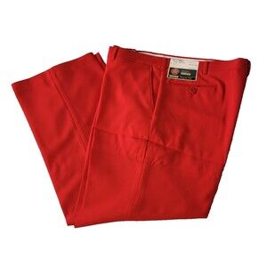 Sears Sunday Slim Chino Pants Mens 40 X 29.5 Red Casual Style C9402